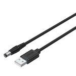 Unitek Y-C4046BK USB to DC 5.5x2.5mm Power 1.5m