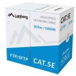 Lanberg CAT5e FTP CU Cable 305m Grey LCF5-11CU-0305-S