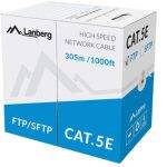 Lanberg CAT5e SFTP CU Cable 305m Grey LCS5-11CU-0305-S