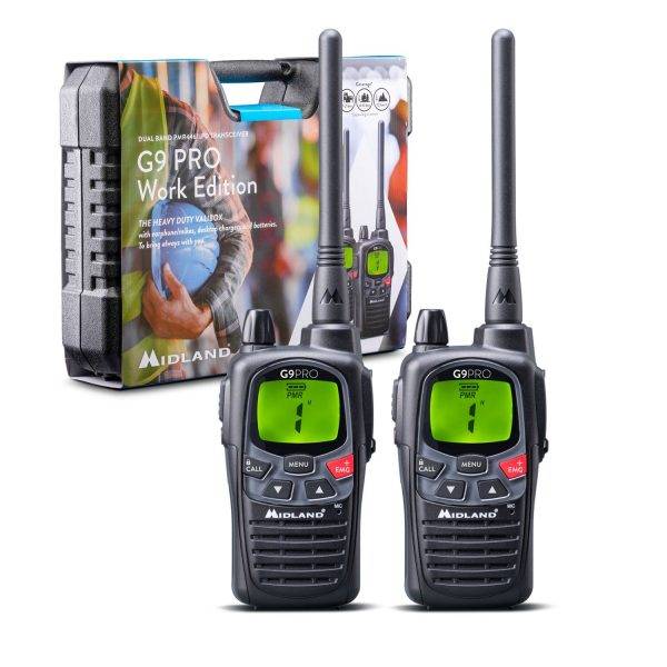 Midland G9 Pro Work Edition Valibox 2xRadios