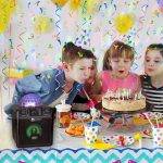 N-Gear DISCO BLOCK 410 Portable Karaoke Speaker with Discoball With 2 Wired Microphones - Image 4