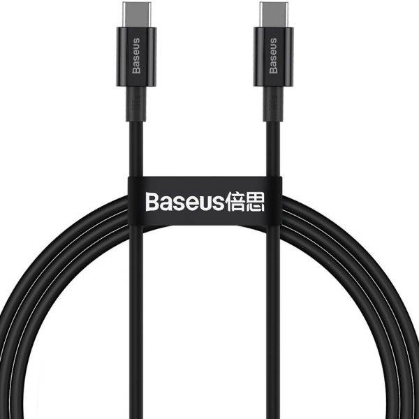 Baseus Cable USB-C to USB-C Superior Series 1.0m 100W Black