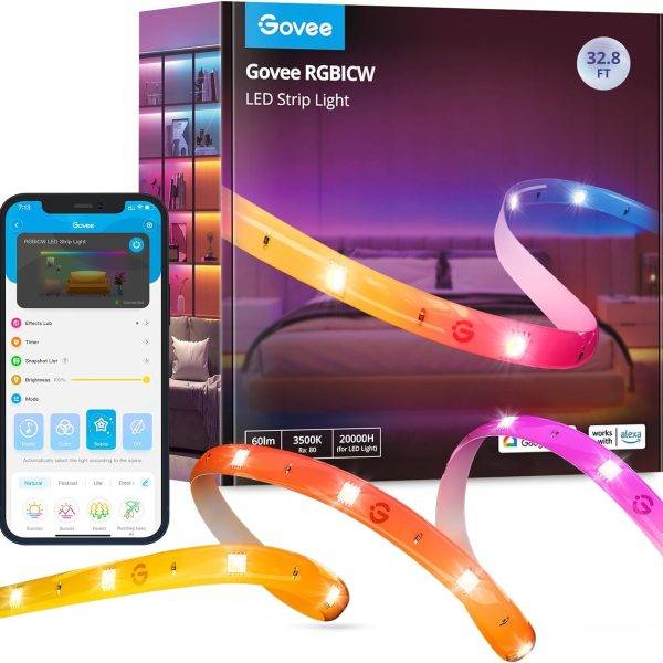 Govee RGBIC Basic Wi-Fi + Bluetooth LED Strip 5m H618A