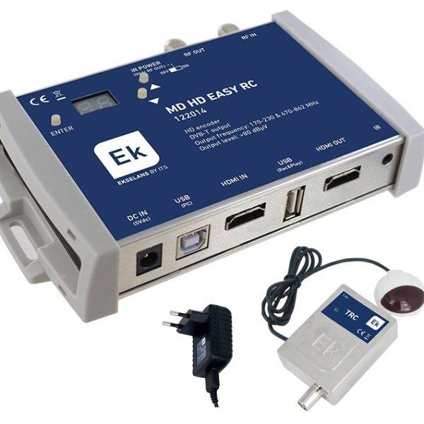 EK HD Easy RC DVB-T Full HD Modulator IR and Loop Out (Set)