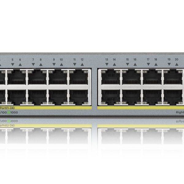Zyxel SP 26-Port Gigabit PoE Cloud Managed Switch, 24 x PoE 375W GS1350-26HP