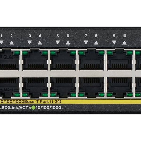 Zyxel Switch PoE Gigabit Managed 24PoE + 2SFP 170W GS190024HPV2 UK