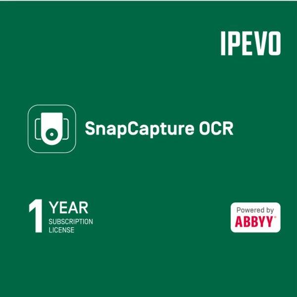 IPEVO SnapCapture OCR AI Scanning Software PDF Editor License 1Y