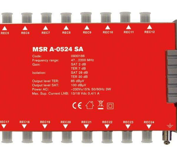 FTE MSRA0524 5/24 Active Sat/Ter Multiswitch