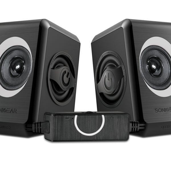 Sonicgear Quatro2 2.0 USB Powered PC Speakers Grey 12W