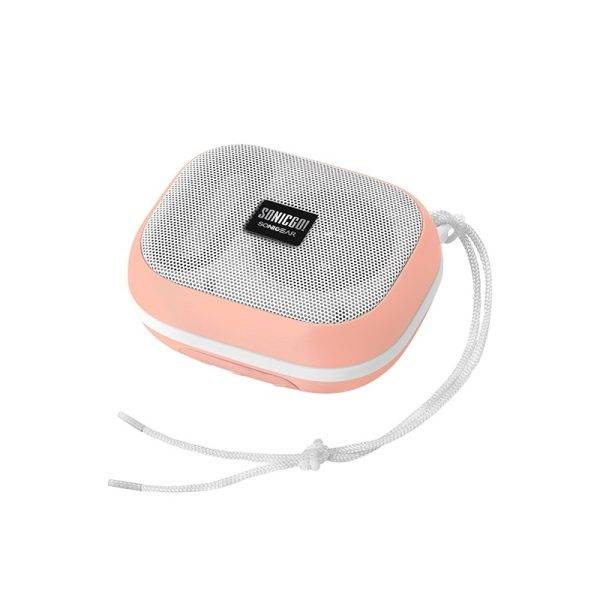 SonicGear SonicGo!101 AQUA Portable IPX7 Bluetooth Speaker Pink