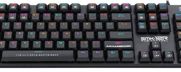 Armaggeddon SMK-12R Red Switch Low Profile RGB Mechanical Keyboard