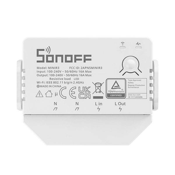 Sonoff MINIR3 16A Wi-Fi Two-Way Smart Switch