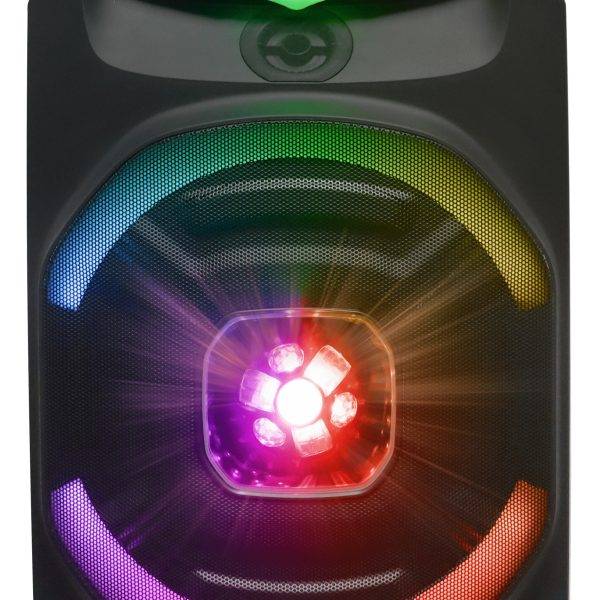 N-Gear FLASH1550D Portable Karaoke Speaker with Wireless Mic & LED Effects