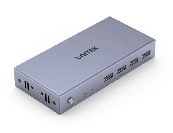 Unitek KVM HDMI 4K60Hz Switch 2-1 with 4-Port USB Hub V307A
