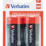 Verbatim Alkaline D 2pcs Batteries