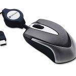 Verbatim GO MINI Wired Optical Travel Mouse Black