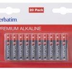 Verbatim Alkaline AAA 20pcs Batteries