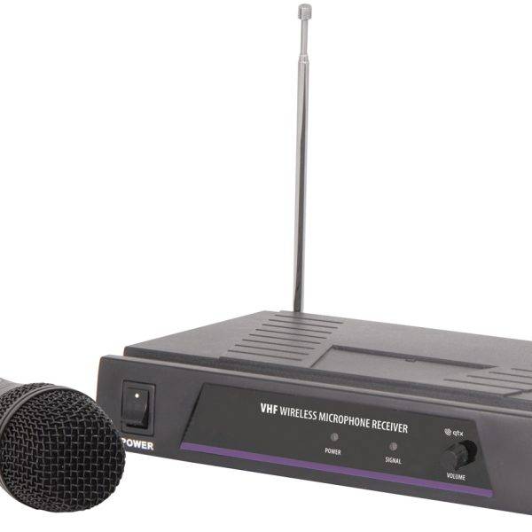 QTX VHF Single Handheld Wireless Microphone 173.8MHz 171.804UK