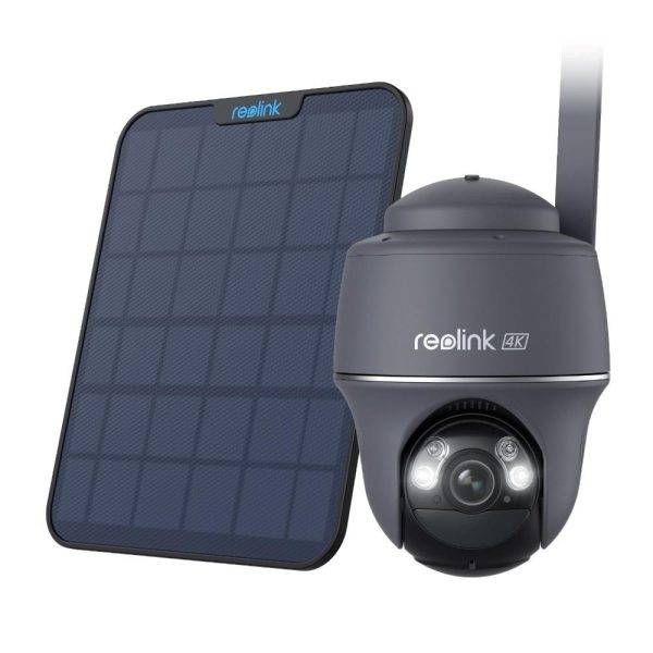 Reolink BP4G Outdoor Battery Camera 4K PTZ GO PT Ultra (G440) (Grey) Bundle