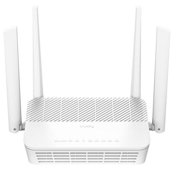 Cudy Router AX3000 Dual Band 2.5G Wi-Fi 6 Mesh VPN PoE WR3000P