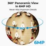 Reolink WIFI Indoor Panoramic 6MP Fisheye Camera (FE-W) W520 - Image 2