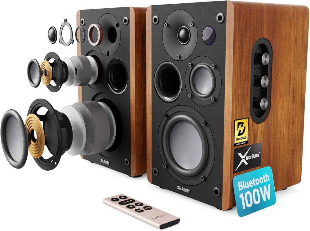 Majority Speakers Active D100 100W 5'' 3-Way BT/USB /DSP