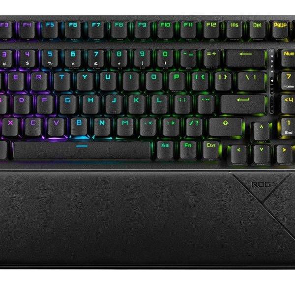 ASUS ROG STRIX SCOPE II 96 Wireless Mechanical Gaming Keyboard (2.4Ghz+BT-USBC) NXSW Switches with Wrist Rest