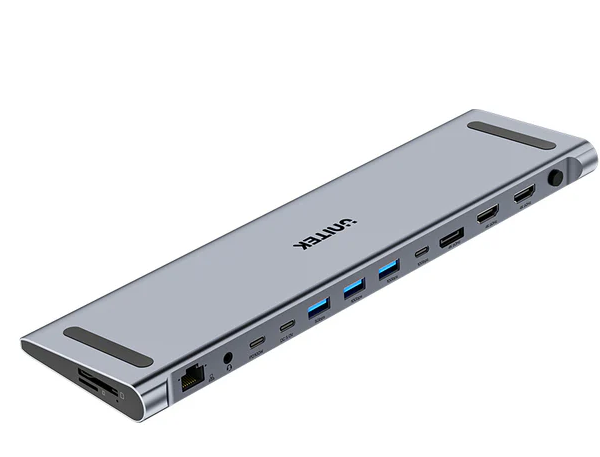 Unitek USB-C Hub Docking Station & 2-Port KVM 10Gbps Triple Display D1106A