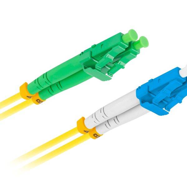 Lanberg Fiber Optic Patch Cord SM LC/APC-LC/UPC Duplex LSZH 1.0m