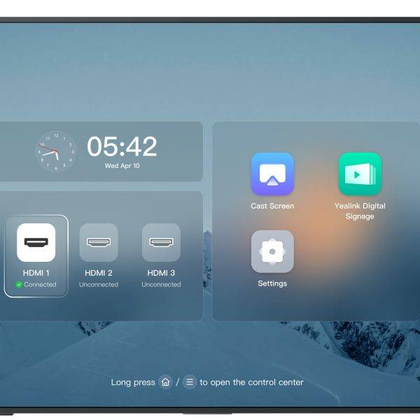 Yealink MD65 Meeting Display 65" Android 13 for MTR Bar/UVC