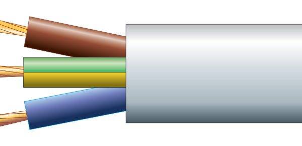 Mercury Mains Power Cable 3-Core 15A 1.5mm 100m White 804.347UK