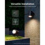 Govee Outdoor Smart Garden Spotlights IP67 RGBICWW H7093311 (2pack) - Image 3