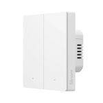 Sonoff Zigbee M5 WiFi Smart Wall Mechanical Switch (No neutral) 2-Button White