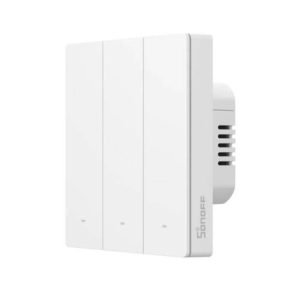 Sonoff Zigbee M5 WiFi Smart Wall Mechanical Switch (No neutral) 3-Button White