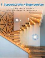 Meross Homekit Smart Wi-Fi Wall Switch 1-Gang 2-way MSS550HK-EU - Image 4