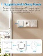 Meross Homekit Smart Wi-Fi Roller Shutter 5A Mechanical (Matter) MRS105 - Image 2