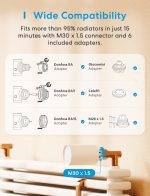 Meross Homekit Smart Wi-Fi Thermostat Valve MTS150HK-EU - Image 2