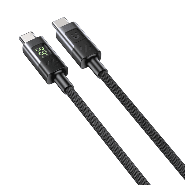 Unitek USB-C Cable PD60W Braided with Display 1.0m C14158A-1M