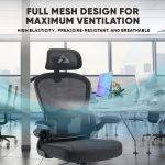 Armaggeddon Office Chair Mesh VERTEBRAE V3 Black - Image 3
