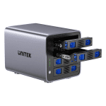 Unitek 4-Bay External SATA 2.5/3.5 HDD/SSD Enclosure with RAID USB-A S1301A - Image 2