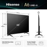 Hisense 65A6Q 65'' 4K Smart LED TV - Image 6