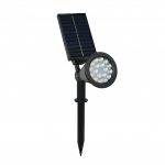 REXER Outdoor Multicolor RGBW IP65 LED Solar Spike Spotlight - Image 2