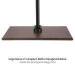 Brateck TV Floorstand 40x40 1.07m 35kg Shelf & MDF FS41-44T-02 - Image 5