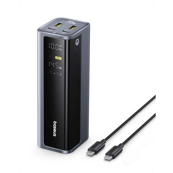Baseus Powerbank 145W 20800mAh + Display EnerGeek GP12