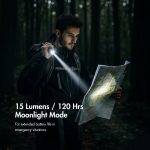 Uniross GX500 USB Rechargeable Torch IP44 Waterproof Aluminium 1000 lumens 140m Beam 120hrs Battery - Image 3