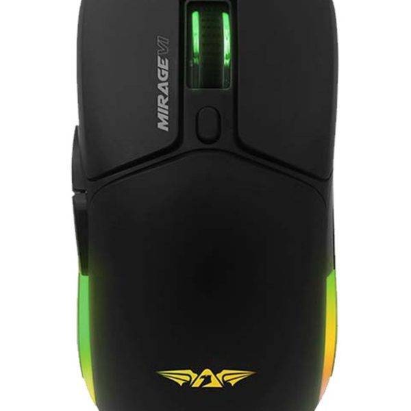 Armaggeddon Gaming Mouse Wired+2.4G+BT Recharge 600mAh MIRAGE-VI Black