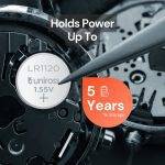 Uniross Alkaline-Coin LR1120 AG8 LR55 Battery (10pack) - Image 2