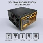 Alcatroz PC Case M-ATX FUTURA MILLENIA M600 PRO USB3.0 Incl 2 Fans & 235W PSU - Image 4