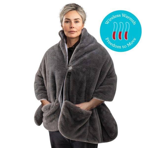 HoMedics Electric Heating Blanket & Soft Shawl HCM-SWL100