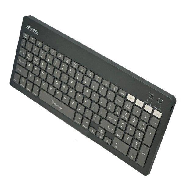 Alcatroz Keyboard Wireless 2.4G+BT Mini XPLORER GO! BTR 200 Slate Black